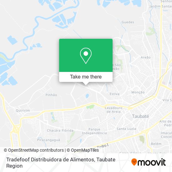 Tradefoof Distribuidora de Alimentos map