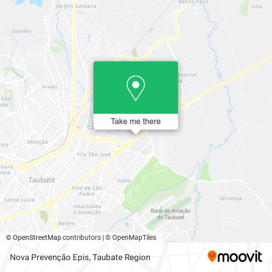 Nova Prevenção Epis map