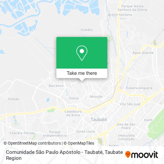 Comunidade São Paulo Apóstolo - Taubaté map