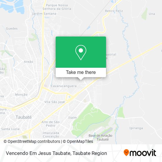 Vencendo Em Jesus Taubate map