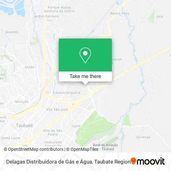 Delagas Distribuidora de Gás e Água map