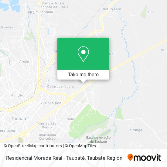 Residencial Morada Real - Taubaté map