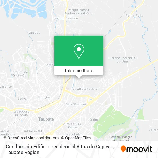 Condominio Edificio Residencial Altos do Capivari map