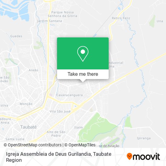 Igreja Assembleia de Deus Gurilandia map