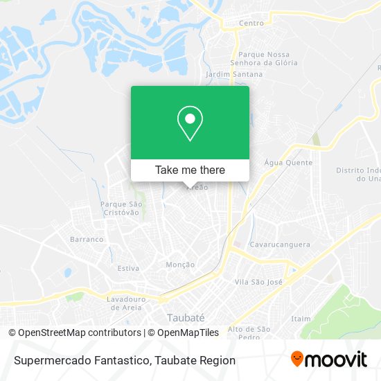 Supermercado Fantastico map