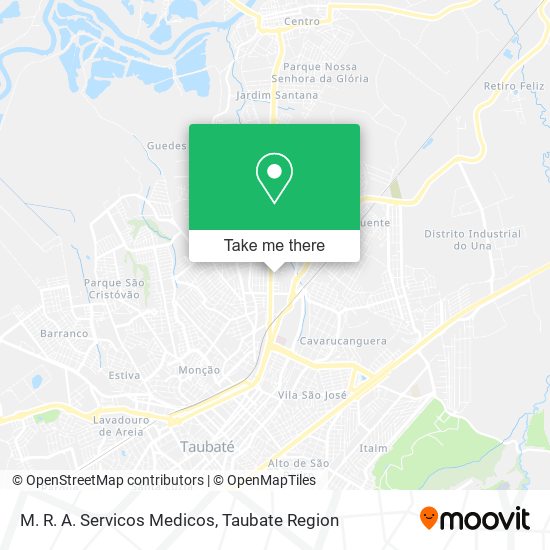 M. R. A. Servicos Medicos map