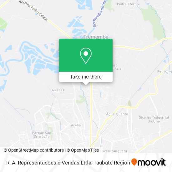 R. A. Representacoes e Vendas Ltda map