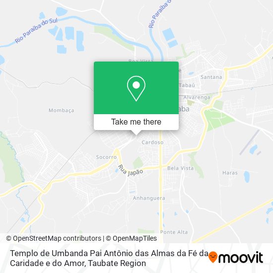 Templo de Umbanda Pai Antônio das Almas da Fé da Caridade e do Amor map