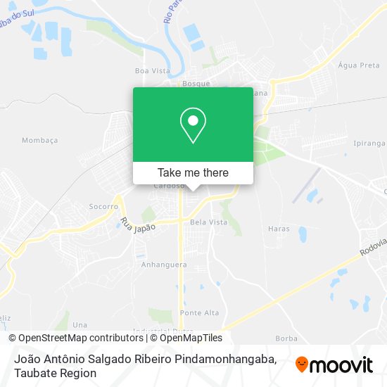 João Antônio Salgado Ribeiro Pindamonhangaba map