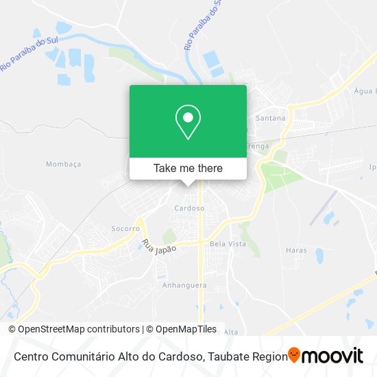 Centro Comunitário Alto do Cardoso map