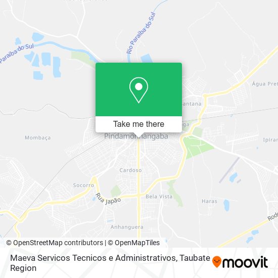 Mapa Maeva Servicos Tecnicos e Administrativos