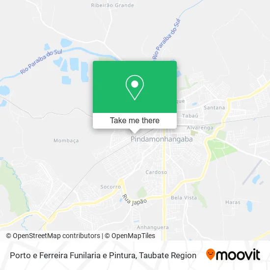 Porto e Ferreira Funilaria e Pintura map