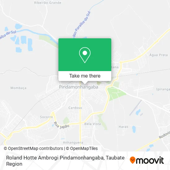 Roland Hotte Ambrogi Pindamonhangaba map