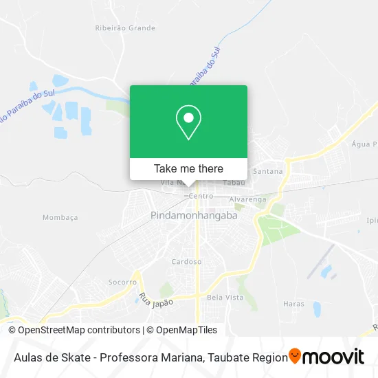 Aulas de Skate - Professora Mariana map