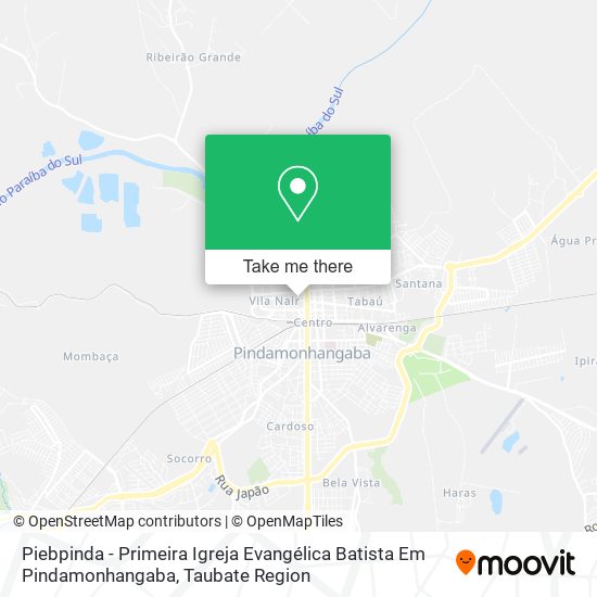 Piebpinda - Primeira Igreja Evangélica Batista Em Pindamonhangaba map