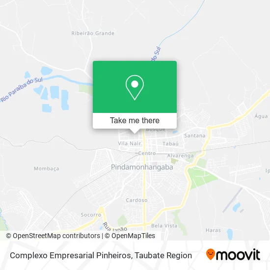 Complexo Empresarial Pinheiros map