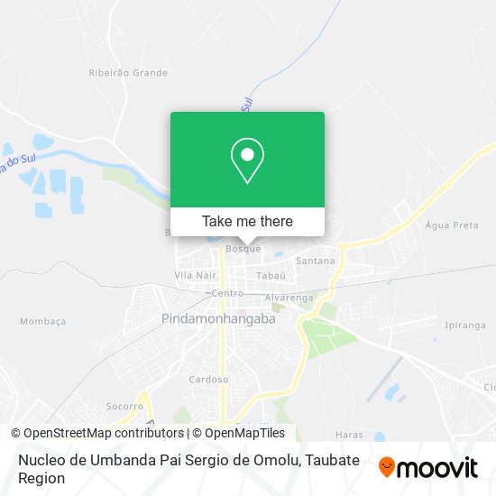 Nucleo de Umbanda Pai Sergio de Omolu map