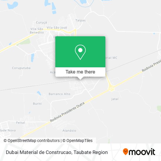 Dubai Material de Construcao map