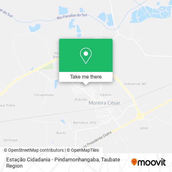 Estação Cidadania - Pindamonhangaba map