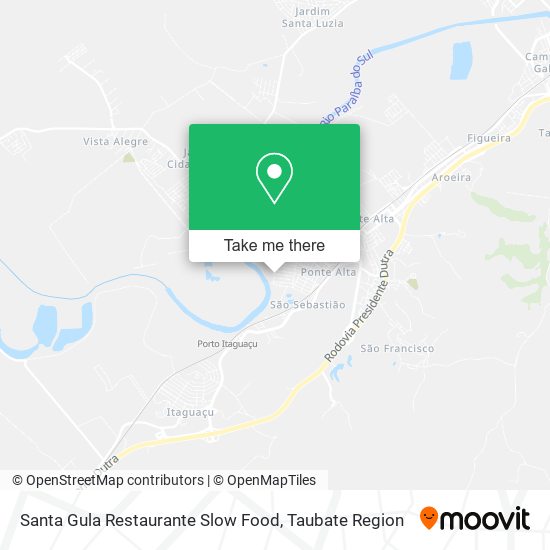 Santa Gula Restaurante Slow Food map