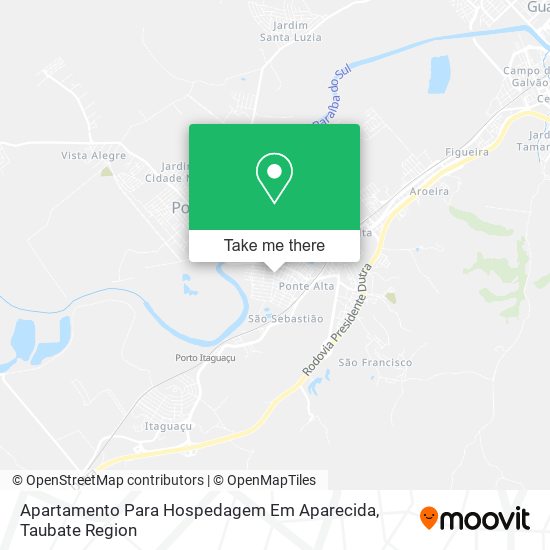Apartamento Para Hospedagem Em Aparecida map