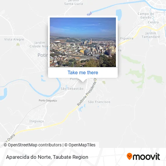 Aparecida do Norte map