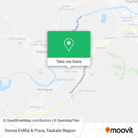 Donna Esfiha & Pizza map