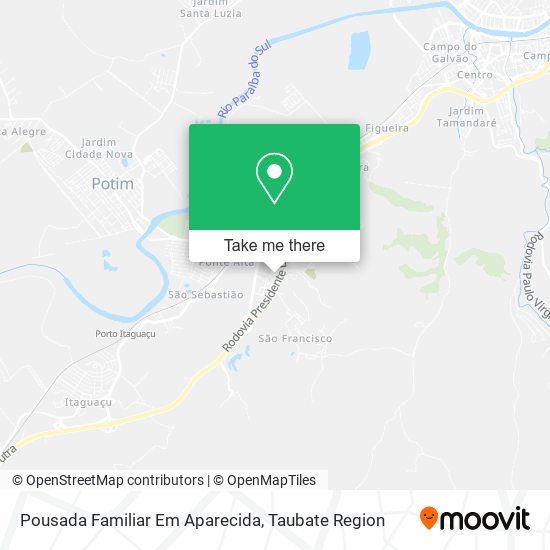 Pousada Familiar Em Aparecida map