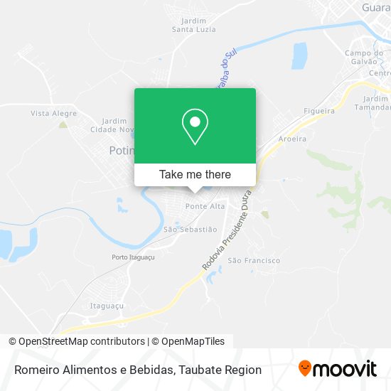 Romeiro Alimentos e Bebidas map