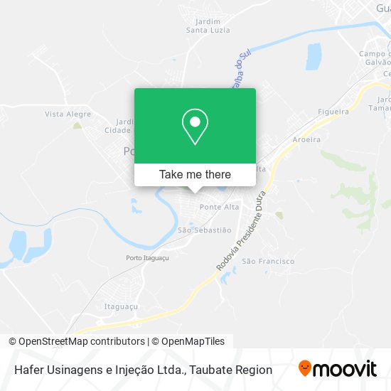 Hafer Usinagens e Injeção Ltda. map