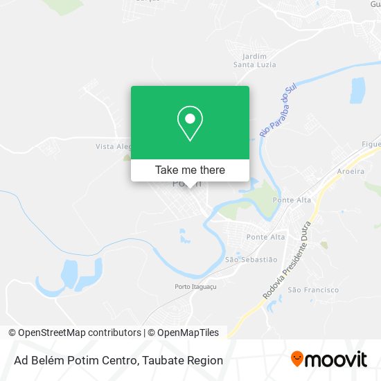 Ad Belém Potim Centro map