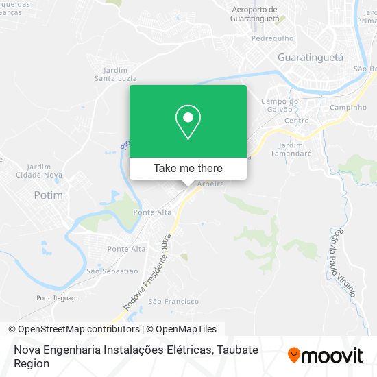 Nova Engenharia Instalações Elétricas map