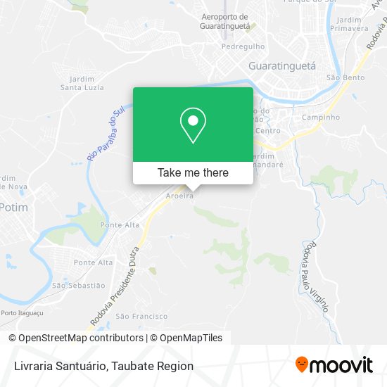 Livraria Santuário map