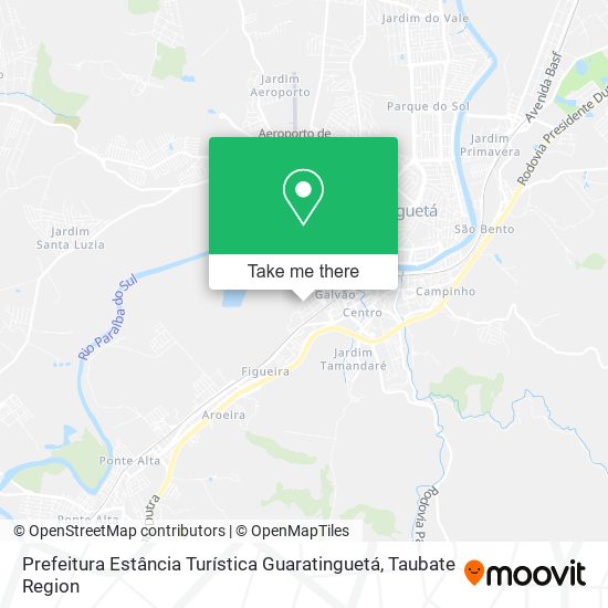 Prefeitura Estância Turística Guaratinguetá map