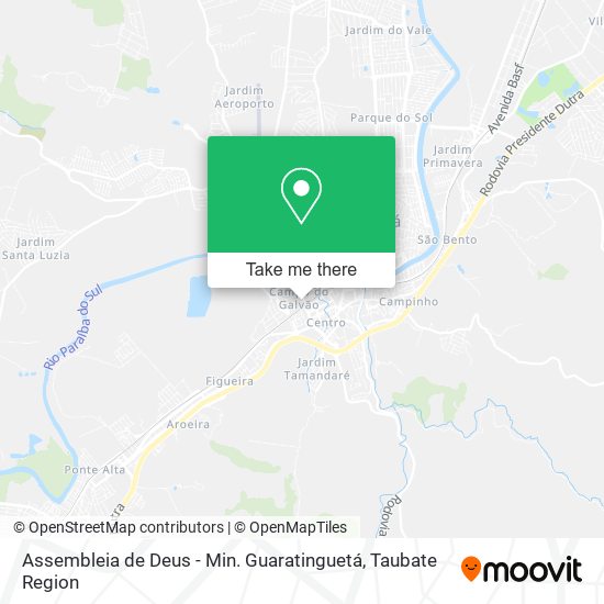 Assembleia de Deus - Min. Guaratinguetá map
