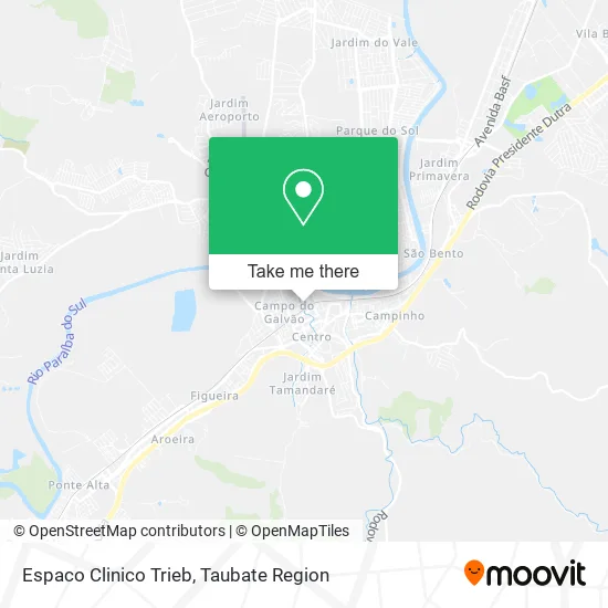 Espaco Clinico Trieb map