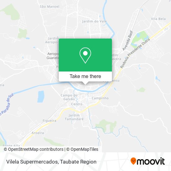 Vilela Supermercados map