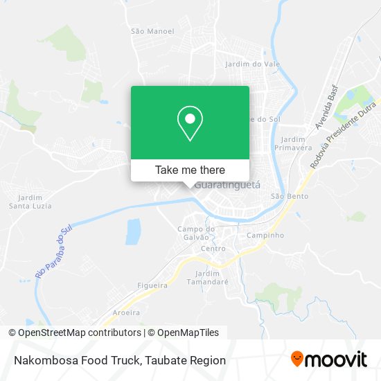 Mapa Nakombosa Food Truck