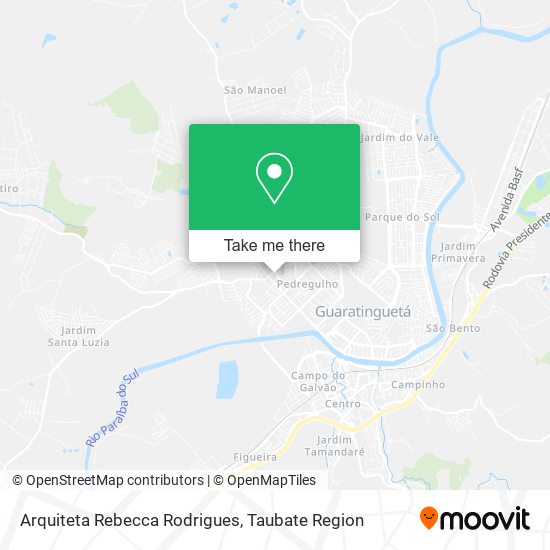 Arquiteta Rebecca Rodrigues map