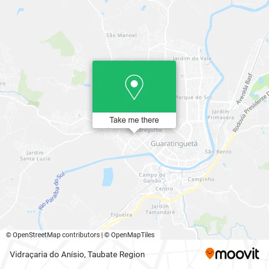 Vidraçaria do Anísio map