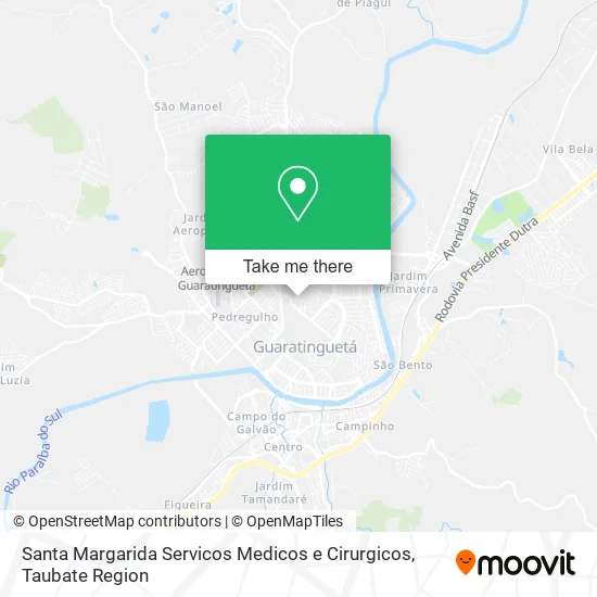 Santa Margarida Servicos Medicos e Cirurgicos map