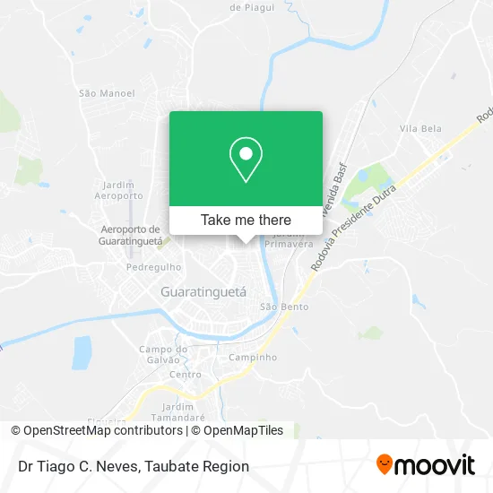 Dr Tiago C. Neves map