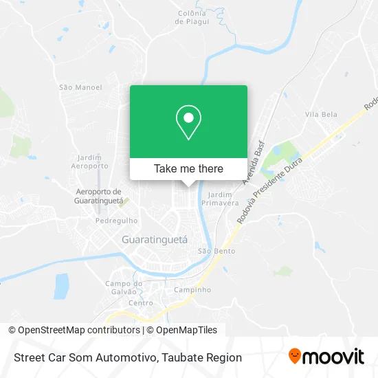 Street Car Som Automotivo map