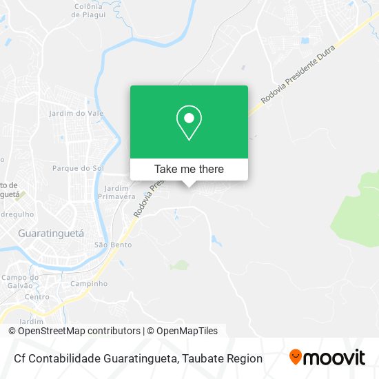 Cf Contabilidade Guaratingueta map