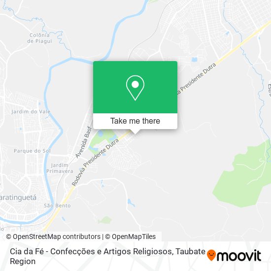 Cia da Fé - Confecções e Artigos Religiosos map