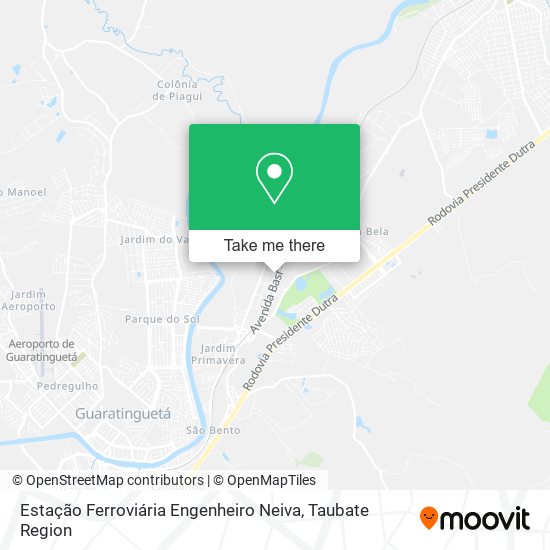 Estação Ferroviária Engenheiro Neiva map