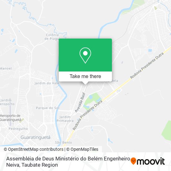 Assembléia de Deus Ministério do Belém Engenheiro Neiva map