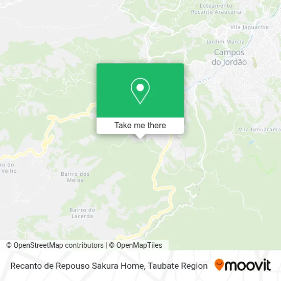 Recanto de Repouso Sakura Home map