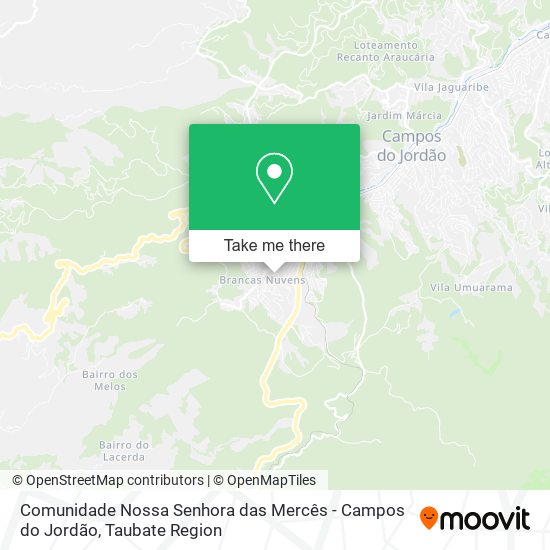 Comunidade Nossa Senhora das Mercês - Campos do Jordão map