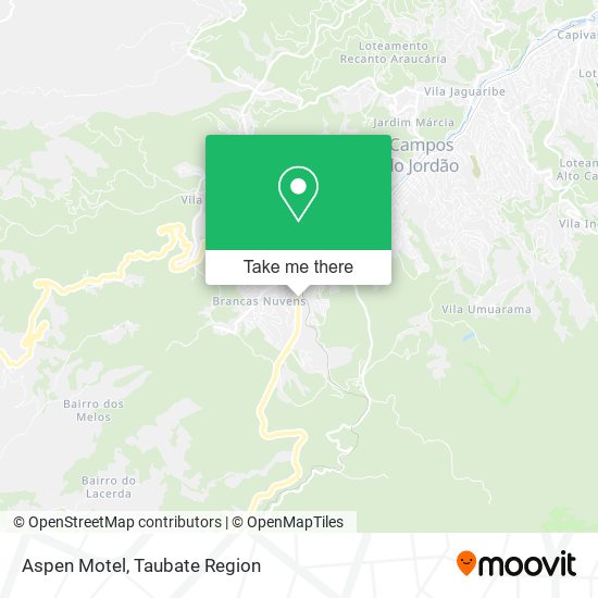 Aspen Motel map